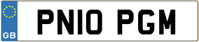 Truck License Plate